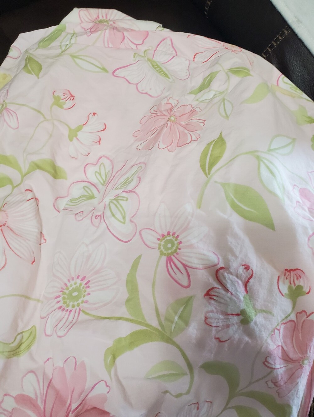 Pottery Barn Kids Floral Twin duvet And Sham